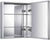 Whitehaus Medicinehaus Surface Mount 1-Door Mirrored Medicine Cabinet