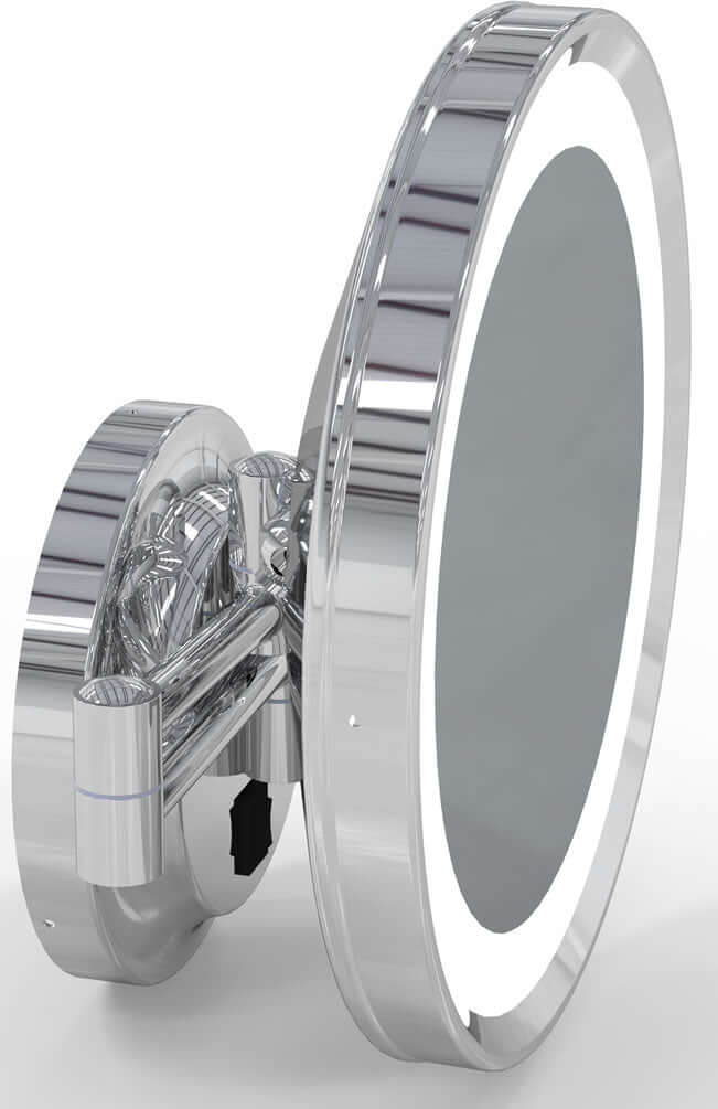 Polished Chrome Retracted
