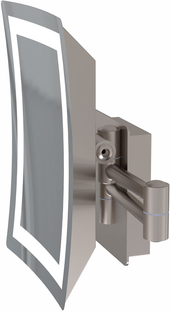 Brushed Nickel Retracted