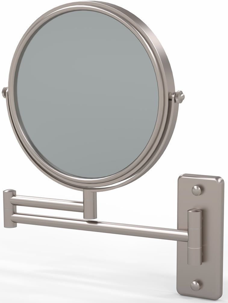 Brushed Nickel Retracted