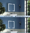 Mirror Luxe 30" Mirrored LED Full-Featured 2-Door Medicine Cabinet