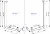 Keuco Axess ADA Angle Bar, Left and Right