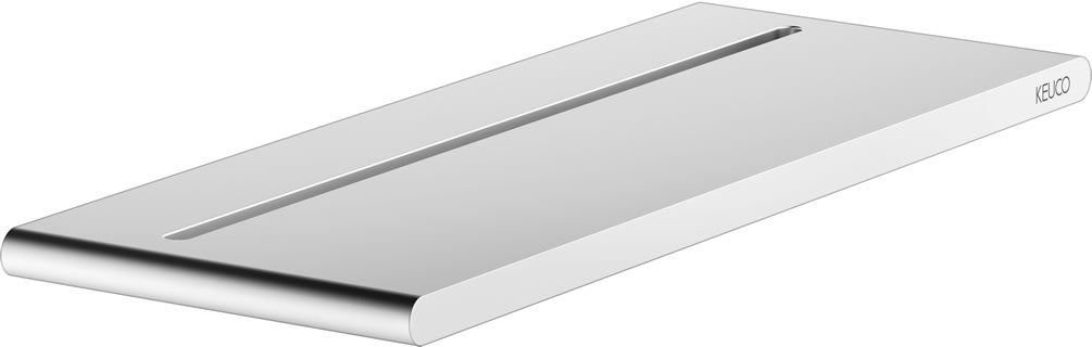 Edition Actis Shower Shelves - Silver Anodized Aluminum - OPEN BOX - Keuco - Perfect Makeup Mirrors