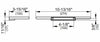 OPEN BOX Keuco Edition Actis Shower Shelves - Silver Anodized Aluminum