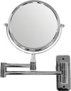 Danielle Creations 10x/1x Reversible Wall-Mounted LED Makeup Mirror