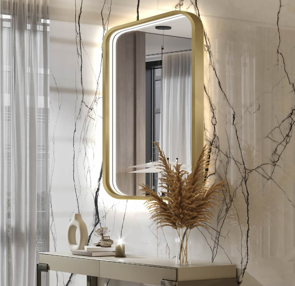 Brushed Brass Frame