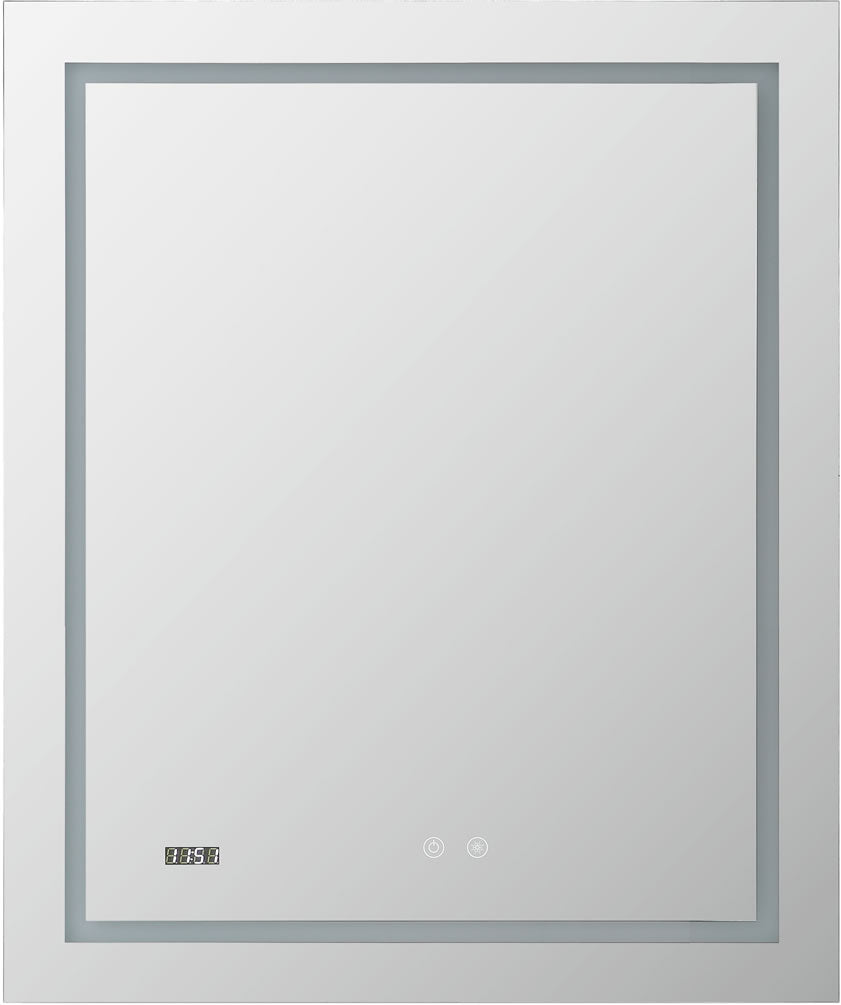"Portrait" format Daytona LED Bathroom Mirror - height greater than width.