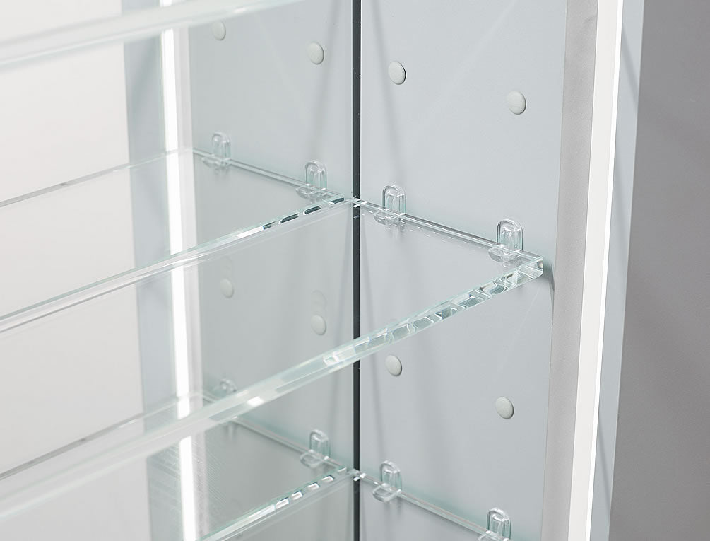 Signature Royale 2-Door 48" LED Multi-Feature Medicine Cabinet - Aquadom - Perfect Makeup Mirrors