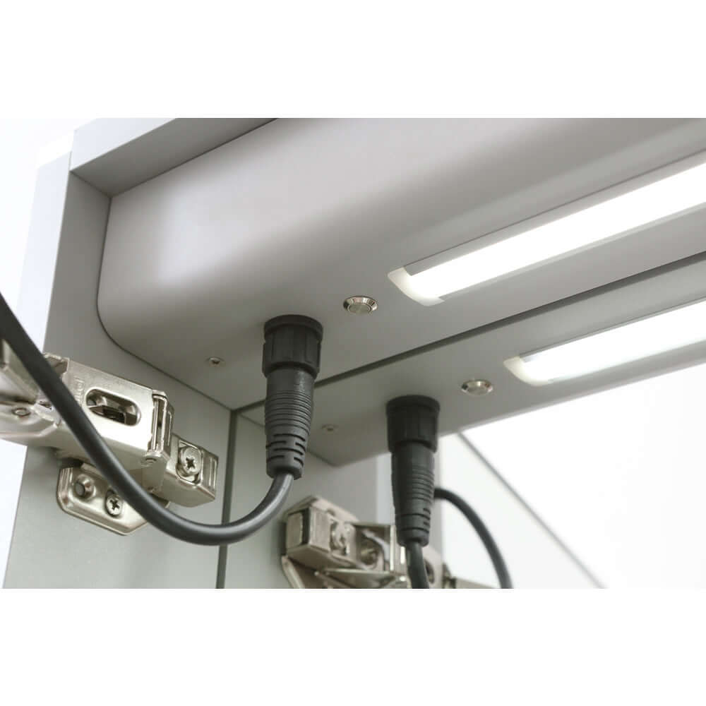 Heavy-duty electrical wiring.