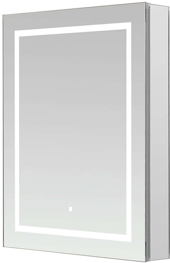 Royal basic Q with inner perimiter frosted LED lighting 3/4 View