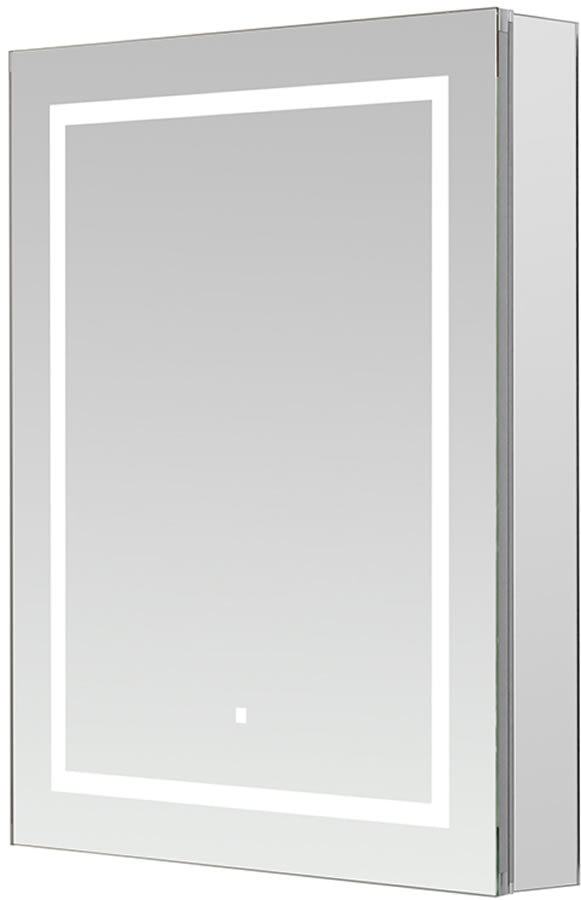 Royale BASIC & Royal BASIC "Q" 2-Door LED 30" x 30" Medicine Cabinets with Dimmer - Aquadom - Perfect Makeup Mirrors