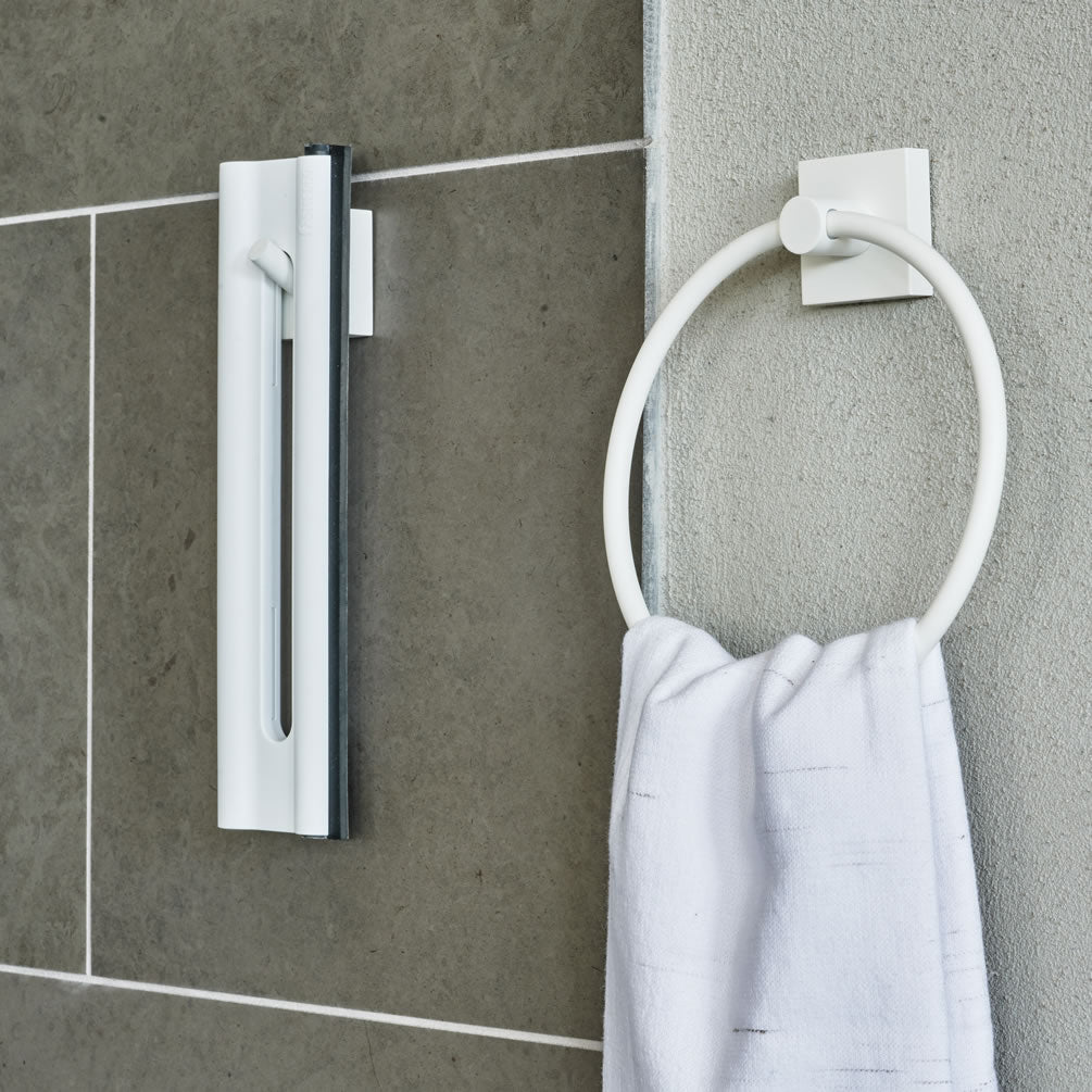 SMEDBO Sideline Collection 9-1/2" Shower Squeegee, White or Matte Black
