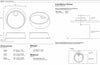 Konkretus Custom Made DAL 04 Concrete Angled Above-Mount Bathroom Sink in 13 Colors