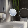 Smedbo Outline Collection Free-Standing 7x LED Sensor Makeup Mirror