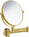 Smedbo 7x/1x Reversible Square Wall-Mounted Makeup Mirror - Solid Brass