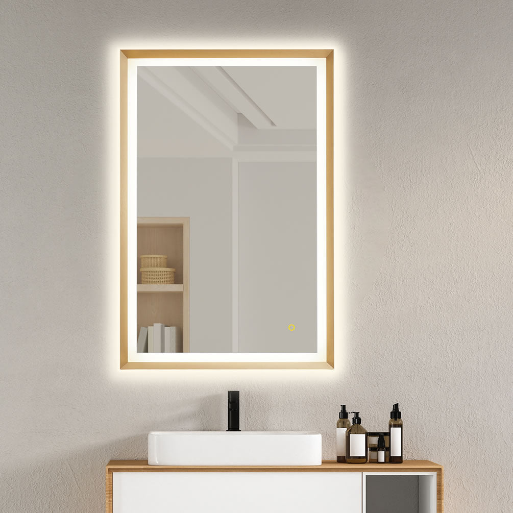 Apollo 24" x 36" Brushed Gold Frame