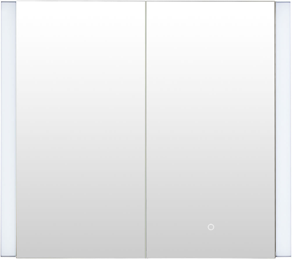 Altair Serra 2-Door Mirrored LED Side-Lit Surface-Mount Medicine Cabinet