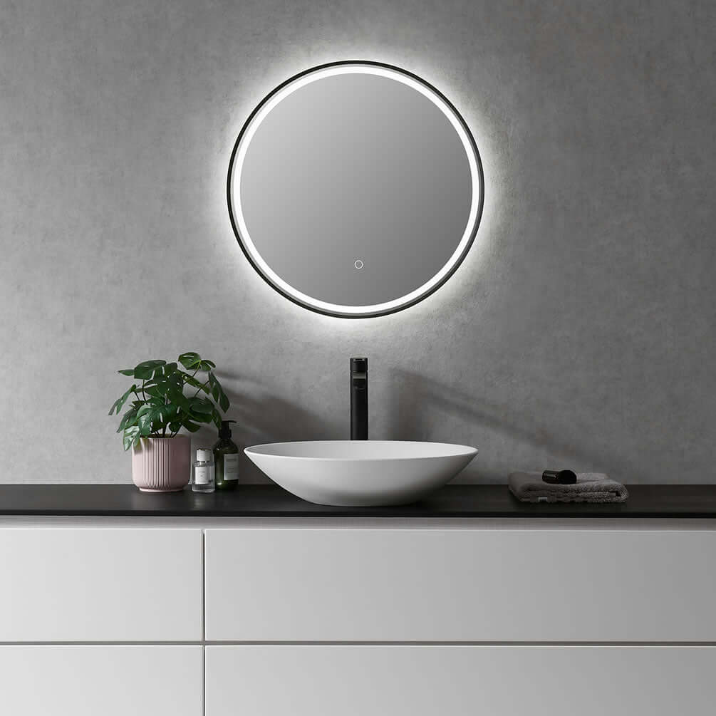 Palme -  Black Frame - 24" Diameter