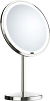 Beslagsboden Free-Standing Cordless LED Makeup Mirror with Lights, Polished Chrome