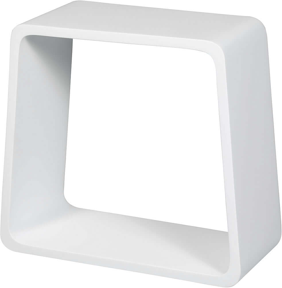 ALFI brand ABST55 Solid Surface Resin Bathroom/Shower Stool - Matte White or Matte Black