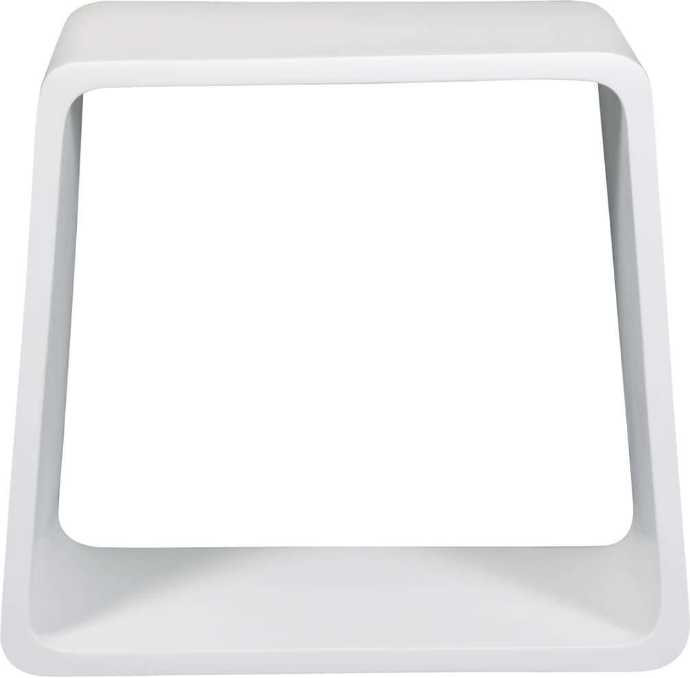ALFI brand ABST55 Solid Surface Resin Bathroom/Shower Stool - Matte White or Matte Black