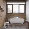ALFI brand ABST88 Resin Solid Surface Bathroom/Shower Seat - Matte Black or Matte White