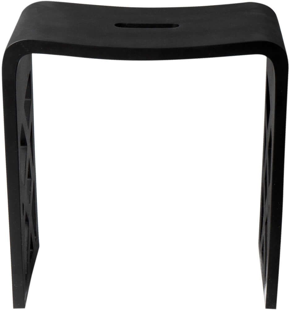 ALFI brand ABST88 Resin Solid Surface Bathroom/Shower Seat - Matte Black or Matte White