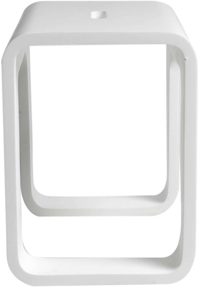 ALFI brand ABST99 Solid Surface Resin Bathroom/Shower Seat - Matte Finish in Black or White