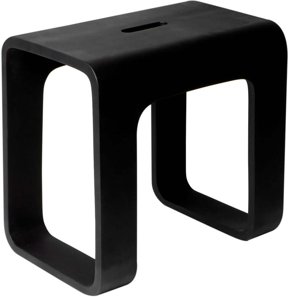 ALFI brand ABST99 Solid Surface Resin Bathroom/Shower Seat - Matte Finish in Black or White