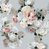 Peonia Grande - Zinc 300-Thread Count Cotton Shower Curtain