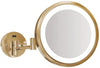 Blush, solid brass, brushed finish.