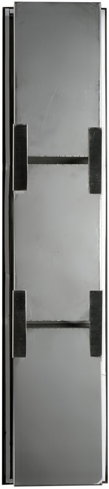 8" x 36" Three-Shelf Stainless Steel Shower Niche - Matte Black or Matte White - ALFI brand - Perfect Makeup Mirrors