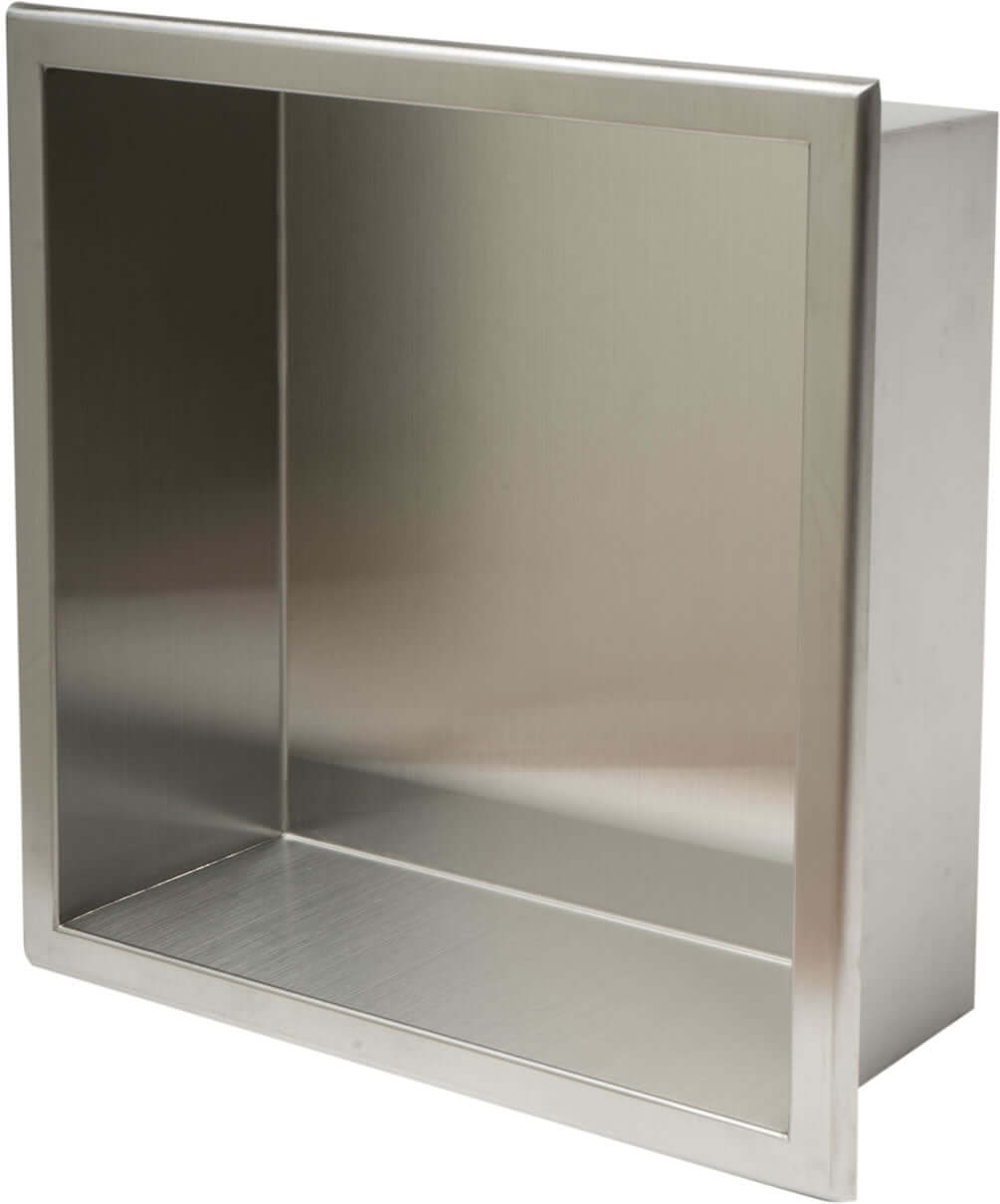Brushed Stainless Steel Alfi brand 12" x 12" Shower Niche