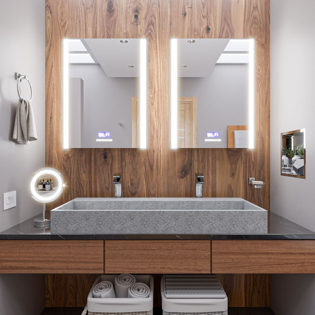 Extra storage space, the 16" x 16" Shwoer Niche is recessed in the wall.