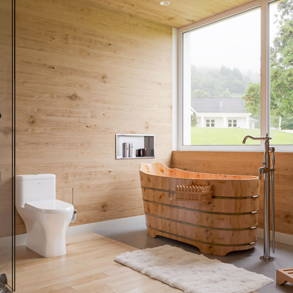 Convenient recessed storage in the bathroom - Brushed Stainless Steel Alfi brand 24" x 12" Shower and Bathroom Niche