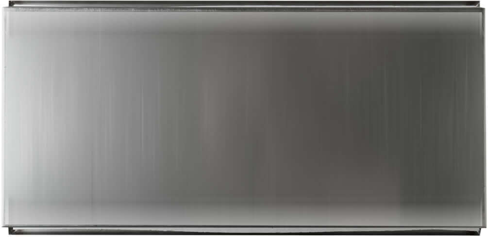 Rear view - Brushed Stainless Steel Alfi brand 24" x 12" Shower and Bathroom Niche
