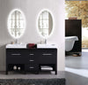 Two Sol Oval 22" x 40", with 50,000 Hour LEDs, Dimmer, and Defogger