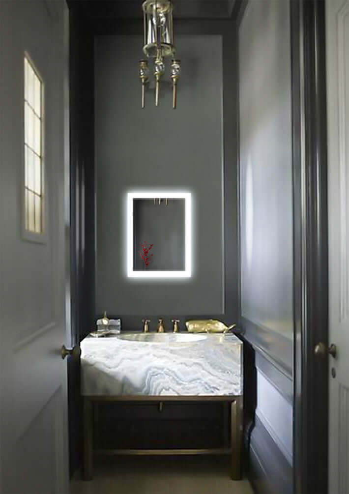 Krugg Bijou Small LED Bathroom Mirror, 2 Sizes