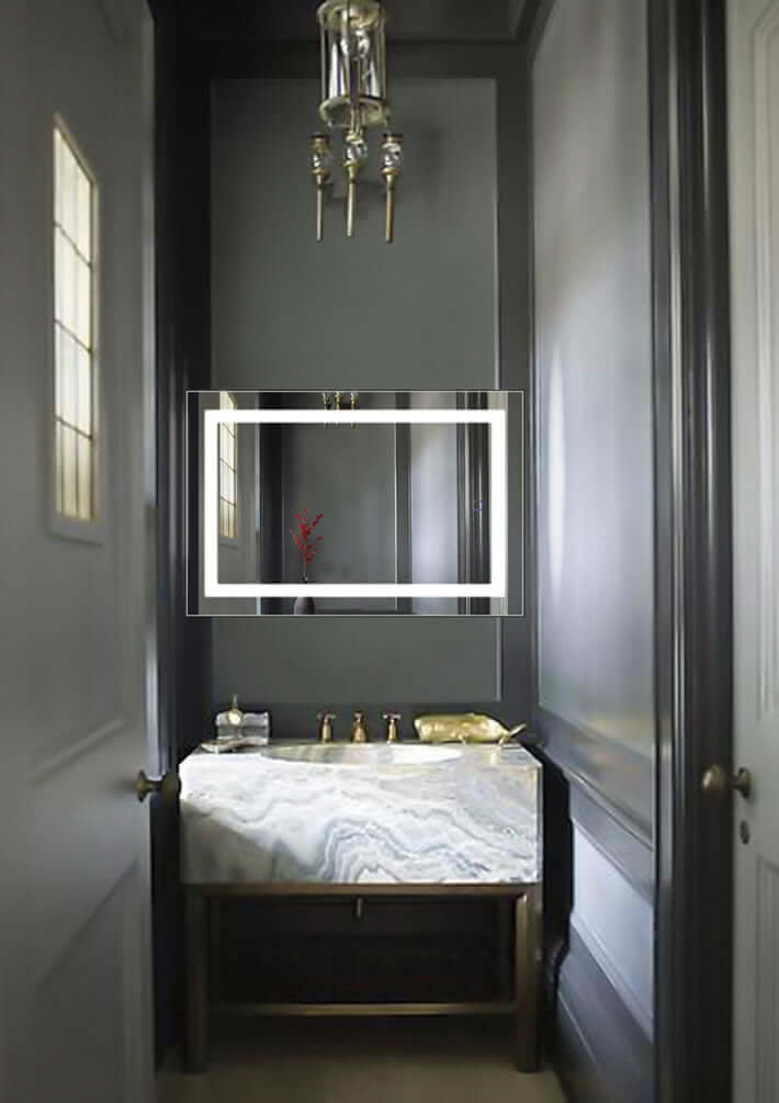 Icon 24" x 36".  Mount horizontally or vertically.  6,000k LED illumination and CRI 90+. 