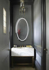 Krugg Icon 24" x 42" Oval Vanity Mirror with 6,000k LED lighting and a CRI of 90+.Can also be mounted horizontally.