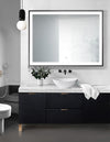 Black Framed Soho with Dimmer & Defogger 48" x 36" High