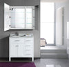 Krugg Reflections Svange Square LED Medicine Cabinet with Dimmer & Defogger - 2 Sizes