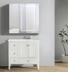 Krugg Reflections Svange Square LED Medicine Cabinet with Dimmer & Defogger - 2 Sizes