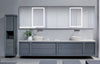 Krugg Reflections Svange LED Mega-6 Medicine Cabinet w/ Dimmer & Defogger 96" or 120" Wide