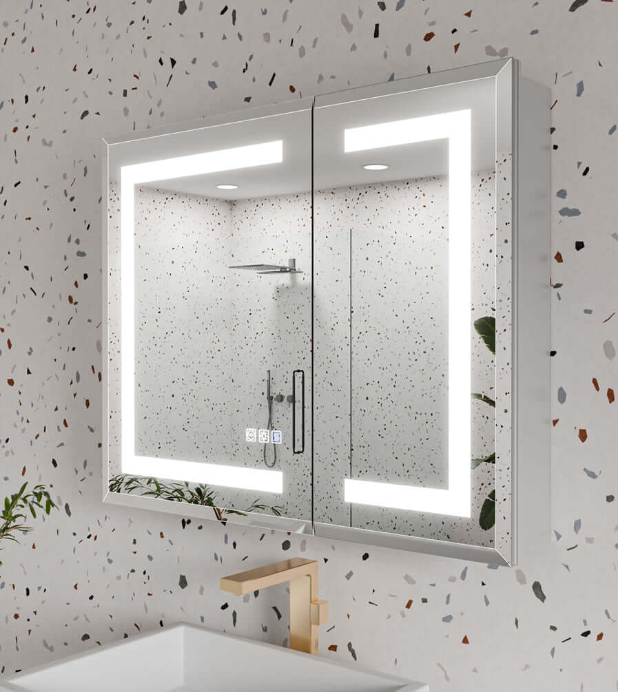 Mirror Luxe 30" Tacoma Full-Featured LED Medicine Cabinet