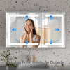 Mirror Luxe 48" Tacoma Full-Featured 3-Door LED Medicine Cabinet