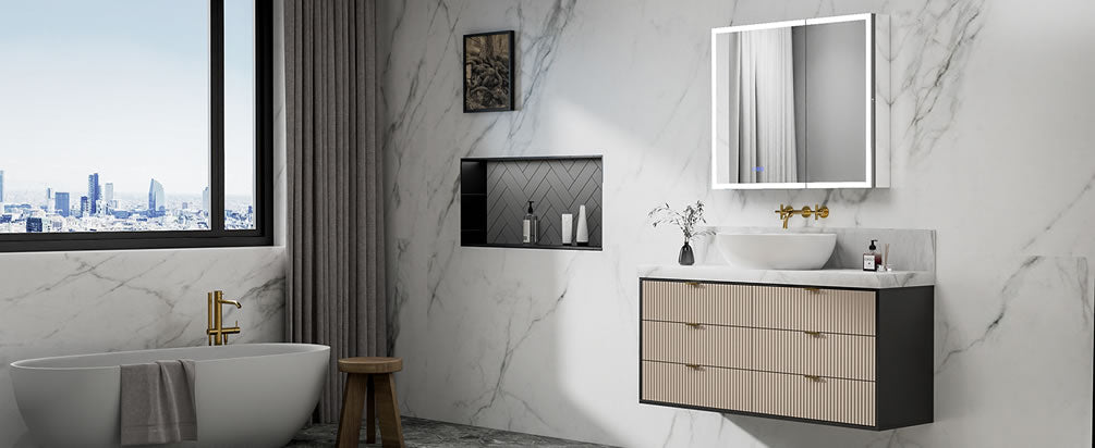Relais Medicine Cabinet 36" x 30" High