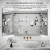 Bellingham Medicine Cabinet 36" x 30" High- open