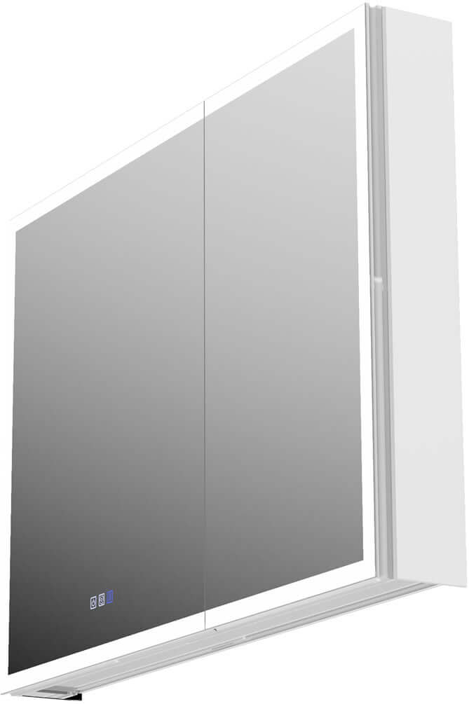Mirror Luxe 48" Bellingham LED-Framed Triple Door Medicine Cabinet