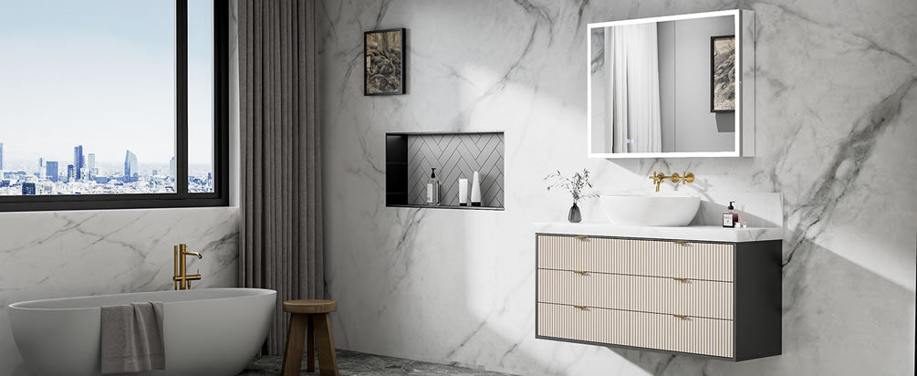 Relais Medicine Cabinet  - 40" Wide x 30" High